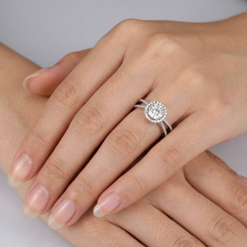 18k gold side stone - 18k,