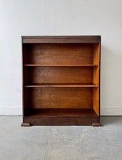 Vintage Oak Open Bookcase