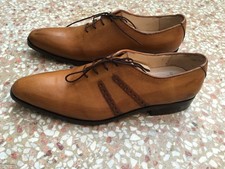 Men Dress Brown Plain Cut