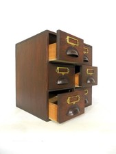 Vintage 6 Drawer Index Filing