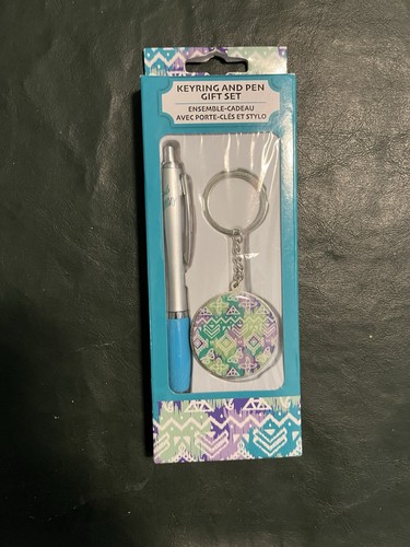 Key ring and pen giftset - ring,