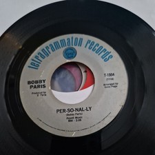 BOBBY PARIS - PERSONALLY - TETRAGRAMMATON - T-1504 IN VG+ CONDITION