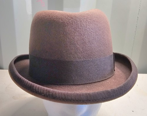 Mens brown bowler hat 100 - mens,