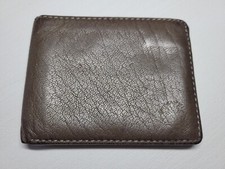 Timberland Khaki Green Genuine Leather Wallet Bifold Card Holder ID bag