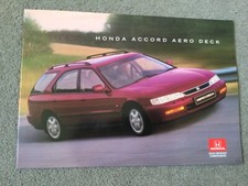 Honda accord Aero Deck brochure in VGC dated 06/1996