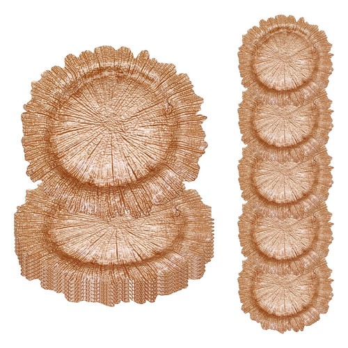 Glass charger plates christmas - glass,