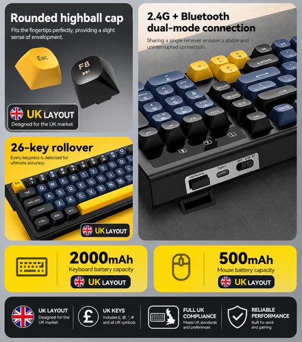 Gaming keyboard and mouse - keyboard,