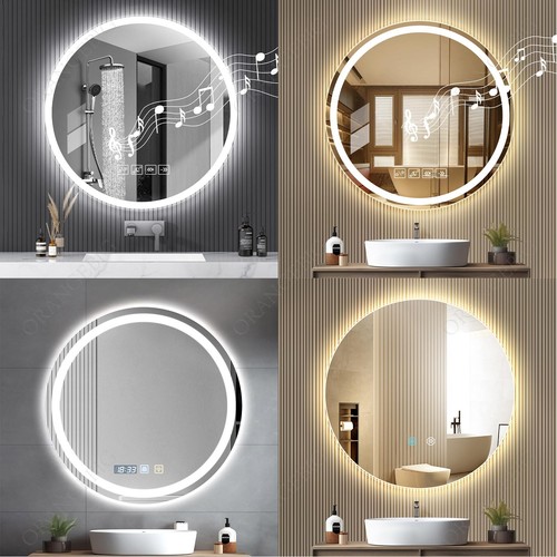 Illuminated bathroom mirror - bathroom,