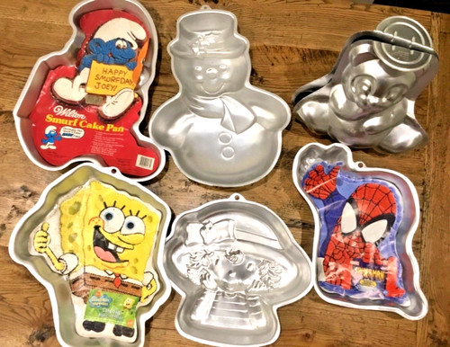 Vintage wilton cake pan tin - wilton,