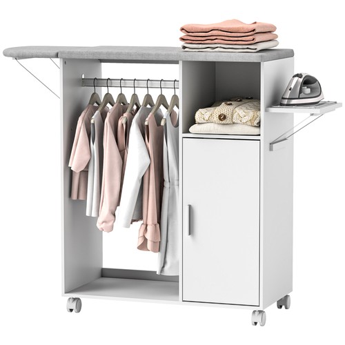Homcom rolling ironing - ironing, board