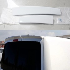 WHITE REAR TWIN BARN DOOR ROOF
