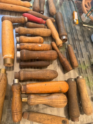 Various vintage wooden tool - wooden,