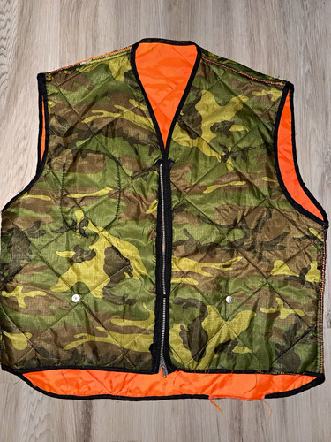 Reversible full zip hunting - reversible,