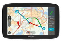 TomTom Go 520 GPS Sat Nav 5 inch Lifetime UK and world maps Live traffic Wifi