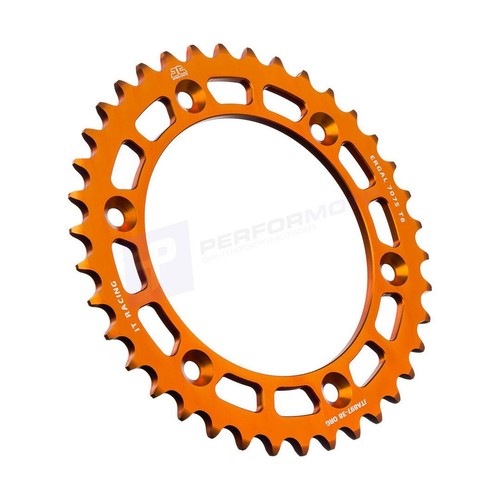 Orange racelite alloy - alloy, rear