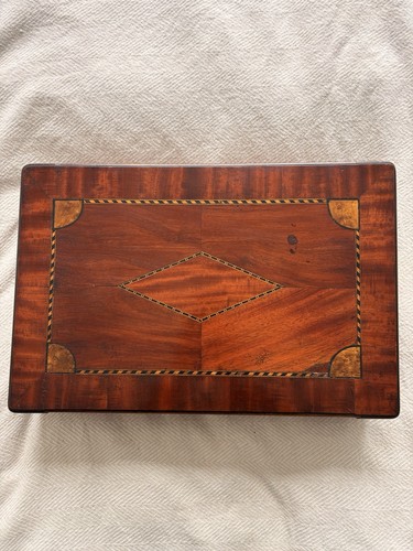 Antique inlaid mahogany - antique,