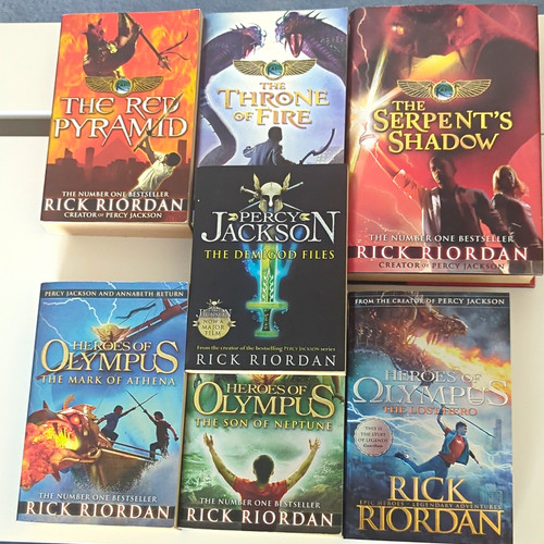 Rick riordan paperback book - riordan,