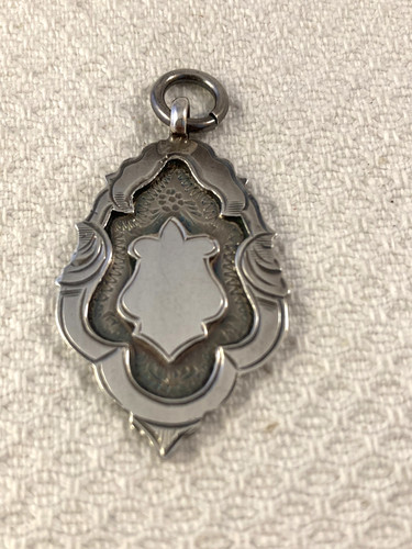 Antique sterling silver medal - silver,