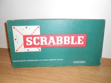 Classic Vintage Scrabble Board Game. Retro. Complete with instructions