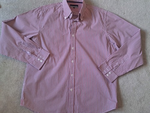 Austin reed mens red check - red,