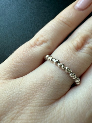 Pandora heart silver stacking - pandora,