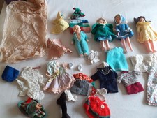 Vintage Dolls With Spare Clothes