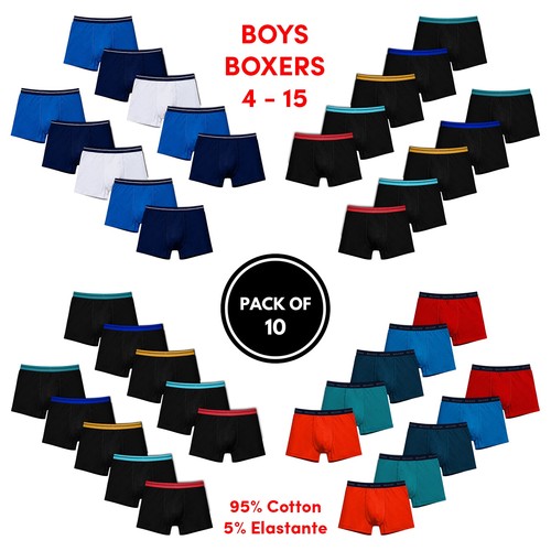 Boys pack cotton boxer - 10,