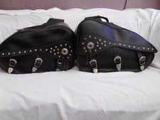 Pair Harley low rider saddle bags