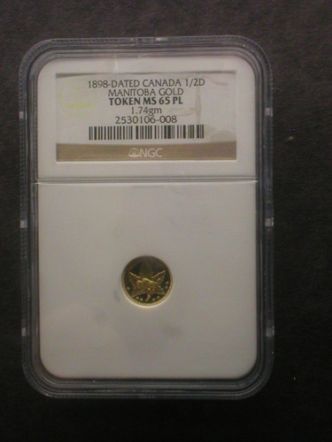 1898 canada manitoba gold - 1/2d,