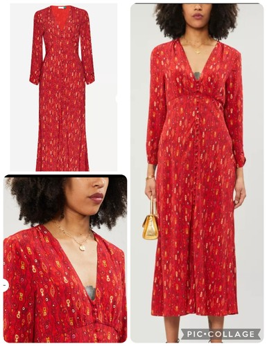 Rixo katie red gold klimt - rixo, eye