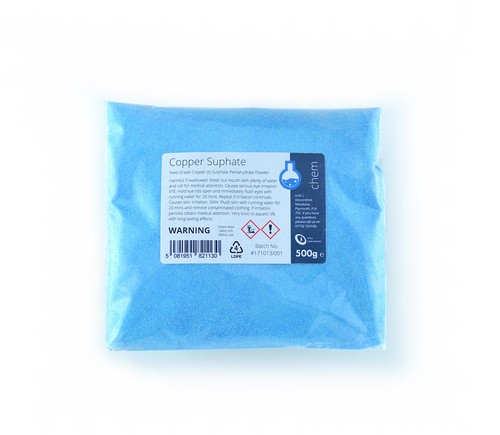 Copper sulphate 500g animal - -,