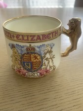 Paragon King George VI & Queen Elizabeth I coronation 12.05.37 cup 21A