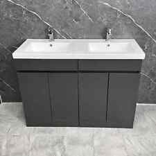 Double Basin Sink Vanity Unit