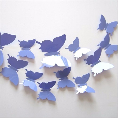 Pieces butterfly art decal - butterfly,