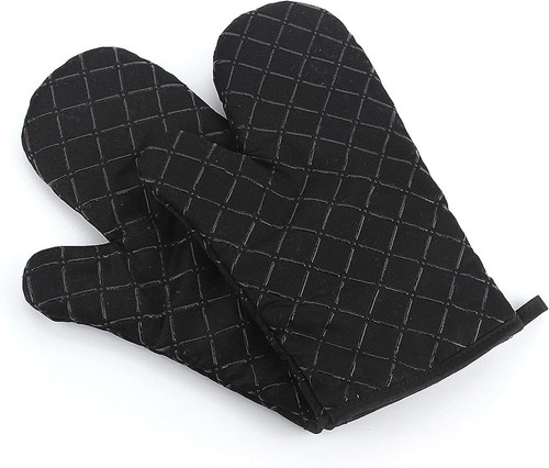 Pair cotton oven mitt heat - cotton, mitt,heat