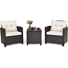 3 Piece Patio Furniture Set