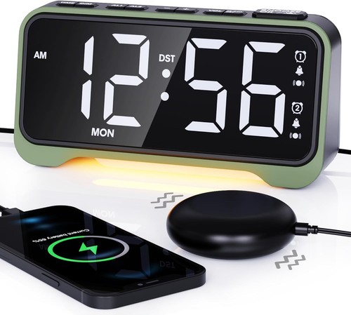 Vibrating alarm clock for - clock,
