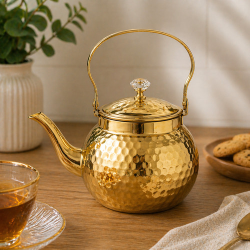 Stainless steel teapot - stainless,