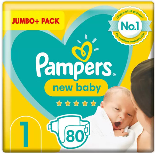 Pampers new baby nappies size - new,