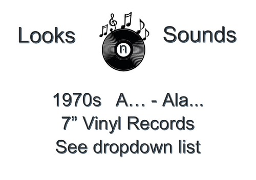 1970s vinyls various - 7",