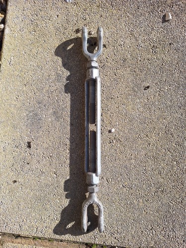Galvanised turnbuckle 450mm - turnbuckle,