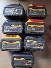 Dewalt 6ah Flexvolt Batteries X 7 FAULTY NOT WORKING SPARES AND REPAIRS 