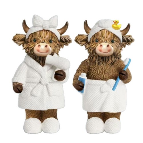 Highland cow bathroom - highland,