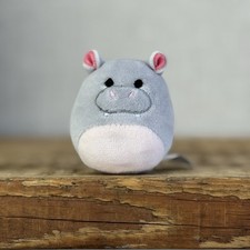 Squishmallow Squishville - Benedict Grey Tiny Hippo Squish Squishmallow 2” (#2)