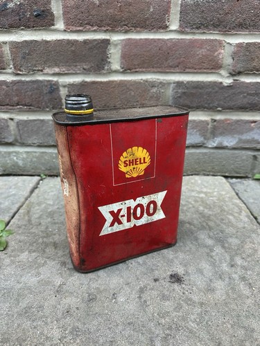 Vintage shell 100 motor - vintage, oil