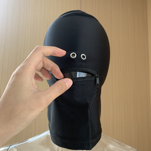 Bondage head mask hood - head,