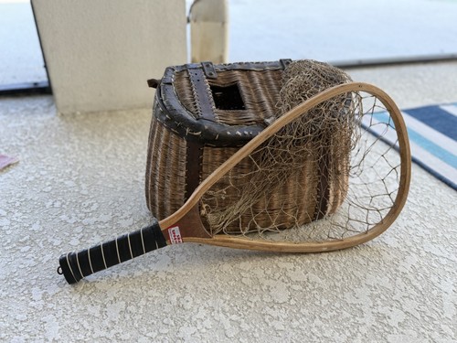 Vintage antique woven wicker - antique,