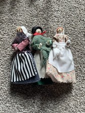 3 Peg Figures - Wooden Figures