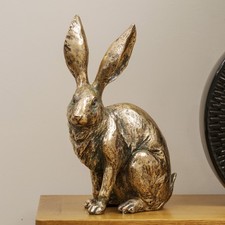 Antique Gold Rabbit Ornament