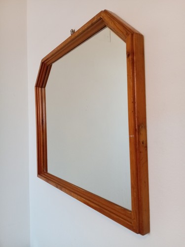 Rustic solid pine - wood, mirror